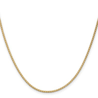 14k 1.9mm Flat Wheat Chain