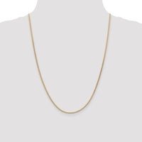 14k 1.9mm Flat Wheat Chain