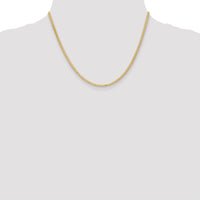 14k 2.3mm Flat Wheat Chain