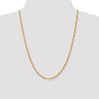 14k 2.8mm Flat Wheat Chain