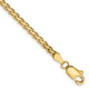14k 2.8mm Flat Wheat Chain