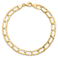 14k Polished Link Bracelet