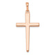 14k Rose Gold Cross Pendant