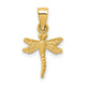 14K Dragonfly Pendant