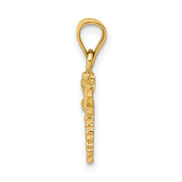 14K Dragonfly Pendant
