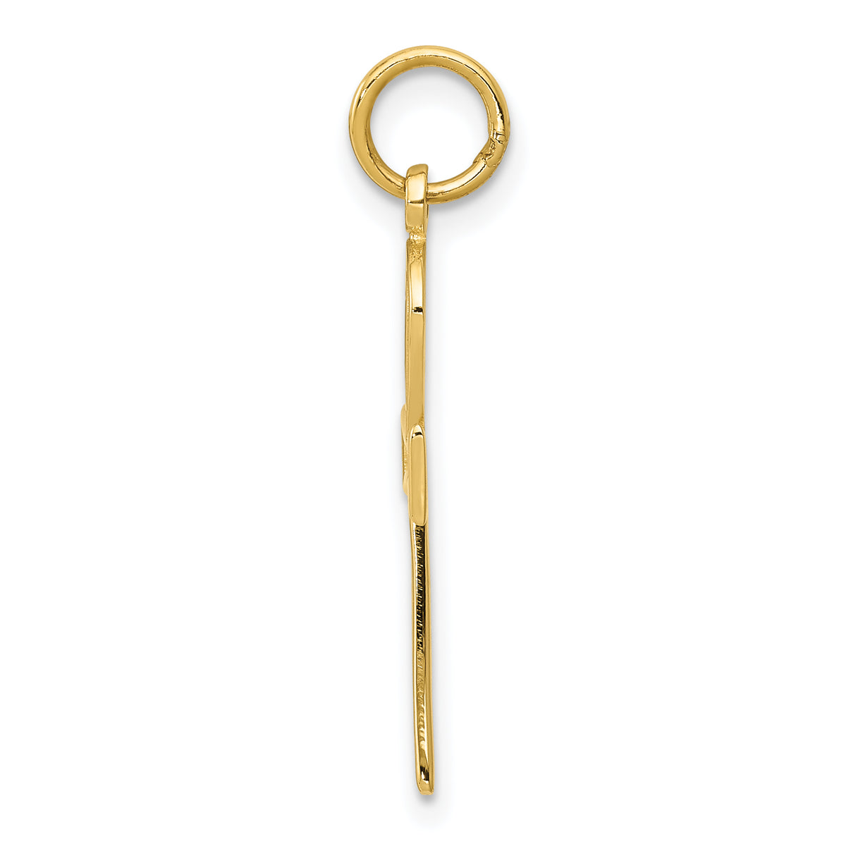 14k Ankh Cross Charm