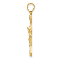 14k Crucifix Pendant
