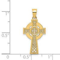 14k Celtic Cross Pendant