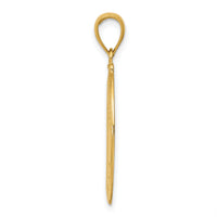 14k Saint Anthony Oval Medal Solid Pendant