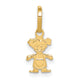 14k Polished Little Girl Pendant