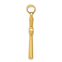 14k Hollow Cross Pendant