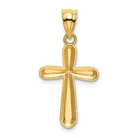 14k Polished Cross Pendant