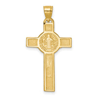 14k San Benito 2-Sided Crucifix Pendant