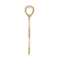 14k w/Rhodium Star of David w/Chai Pendant