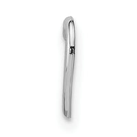 14K White Gold Mini Floating Heart Slide