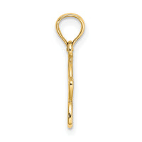 14k Cut Out Flower Charm
