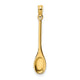 14K Polished 3-D Spoon Charm