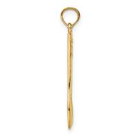 14K Polished 3-D Spoon Charm