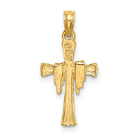 14K Cross w/ Drape Charm