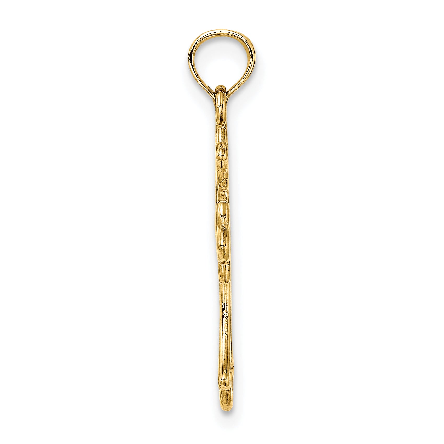 14K Cut-Out Dove Center Cross Charm