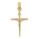 14K INRI Crucifix Charm