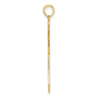 14K Filigree Cross Charm
