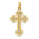 14K Cut-Out Design Cross Charm