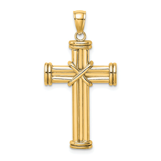 14k Polished Cross Pendant