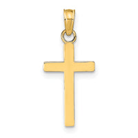 14k Polished Cross Pendant