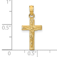 14k Crucifix Pendant