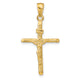 14k Crucifix Pendant