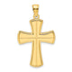 14K Polished Cross Pendant