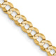 14k 3.7mm Lightweight Flat Cuban Chain
