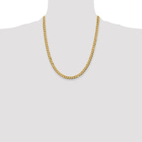 14k 5.9mm Lightweight Flat Cuban Chain