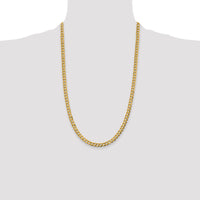 14k 5.9mm Lightweight Flat Cuban Chain