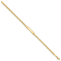 14k Anchor Link ID Bracelet