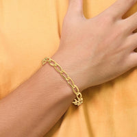 14K 5.9mm Hand-Polished Open Link Chain
