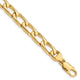 14K 8.5mm Hand-polished Open Link Bracelet