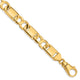 14k 10.4mm Hand-polished Fancy Link Chain