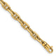 14k 5.1mm Hand-polished Fancy Link Bracelet