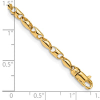 14K 3.1mm Fancy Link Chain