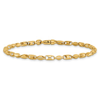 14K 3.1mm Fancy Link Chain