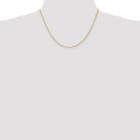 14k 1.3mm Solid D/C Machine-Made Chain