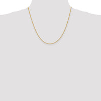 14k 1.3mm Solid D/C Machine-Made Chain