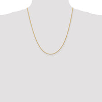 14k 1.3mm Solid D/C Machine-Made Chain