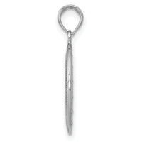 14k White Gold Miraculous Medal Pendant