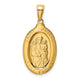 14k Saint Joseph Medal Pendant