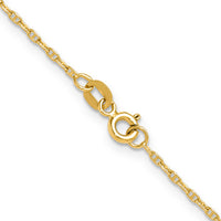 14k 1.5mm Mariners Link Chain