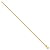 14k 1.8mm Mariners Link Chain