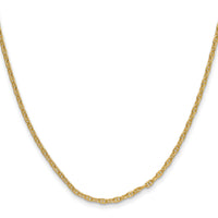 14k 2.35mm Mariners Link Chain